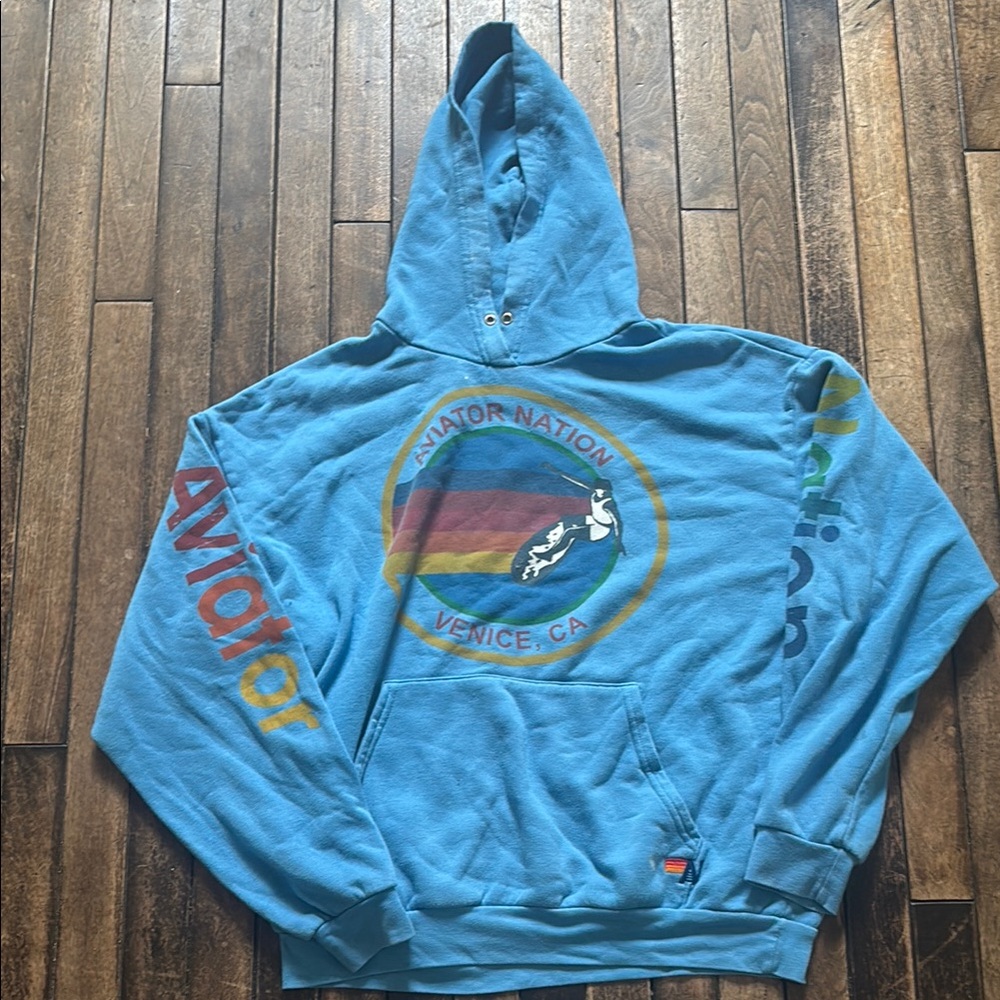 Aviator Nation Blue Hoodie